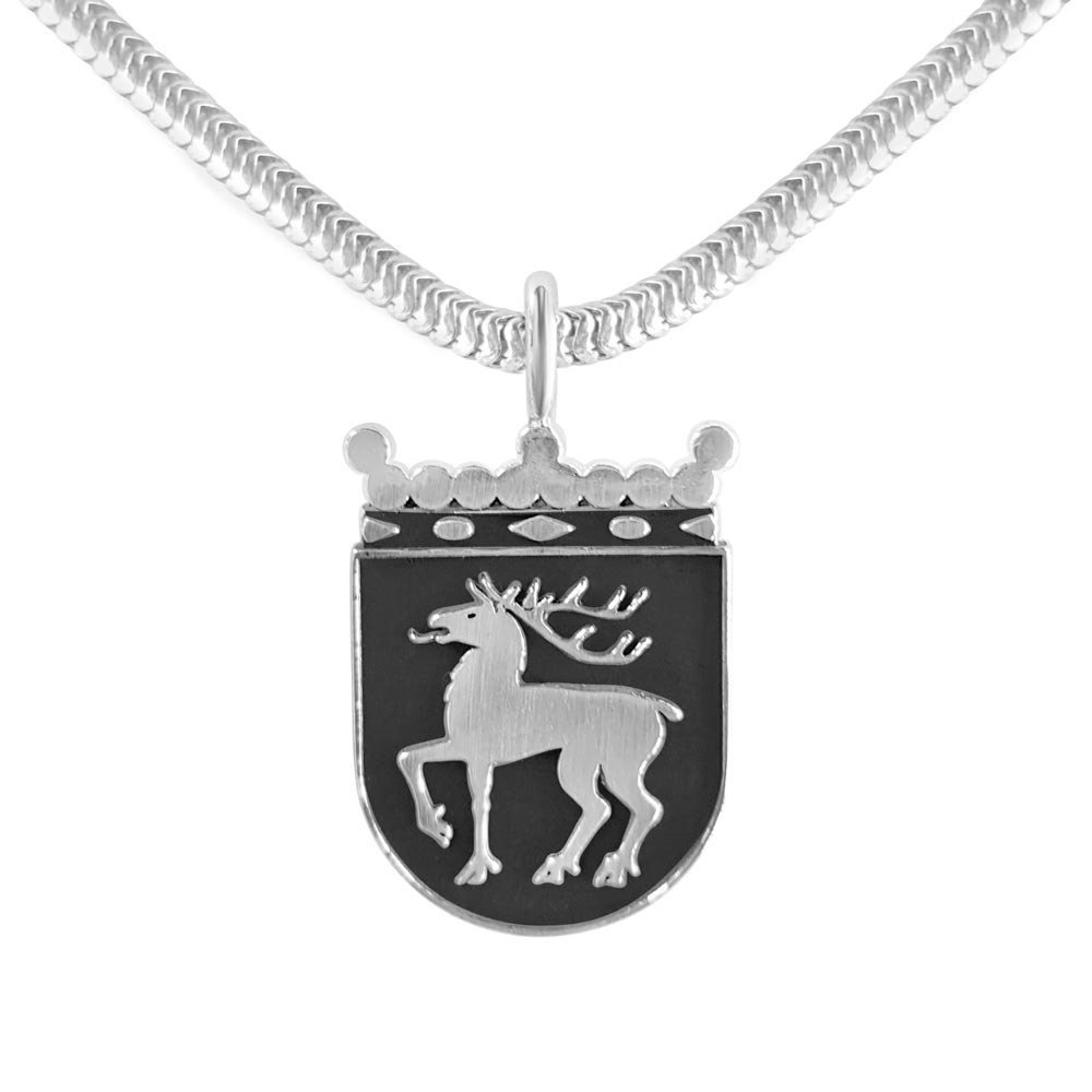 ÅLANDS VAPEN (Coat of Arms of Åland), size XL, pendant - handcrafted by GULDVIVA