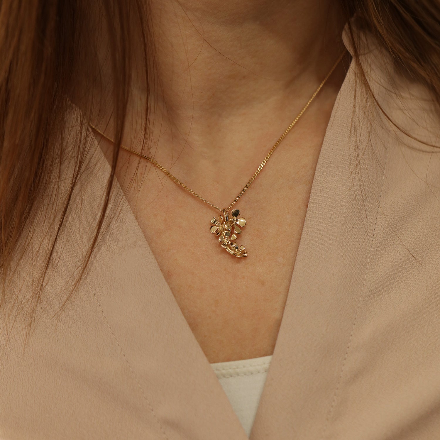 ÄPPELBLOM (Apple Blossom) 18K S necklace
