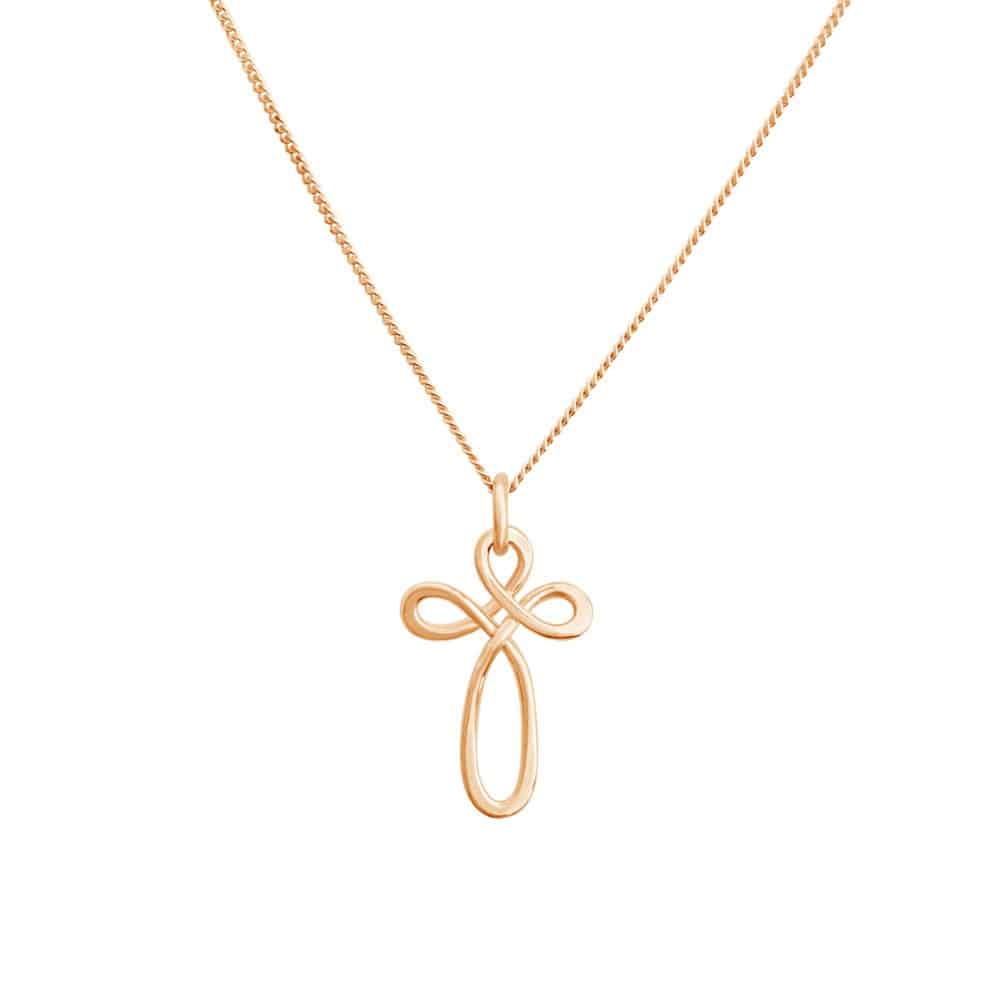 SIRLIGT (Delicate) CROSS 18K necklace