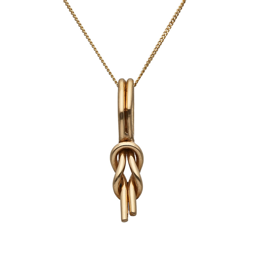 RÅBANDSKNOP (Reef Knot) ROBUST 18K necklace