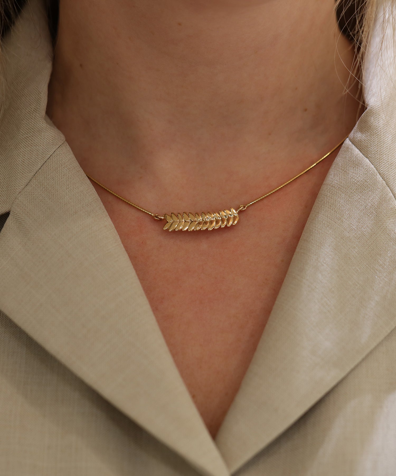 RÅG (Rye) 18K necklace