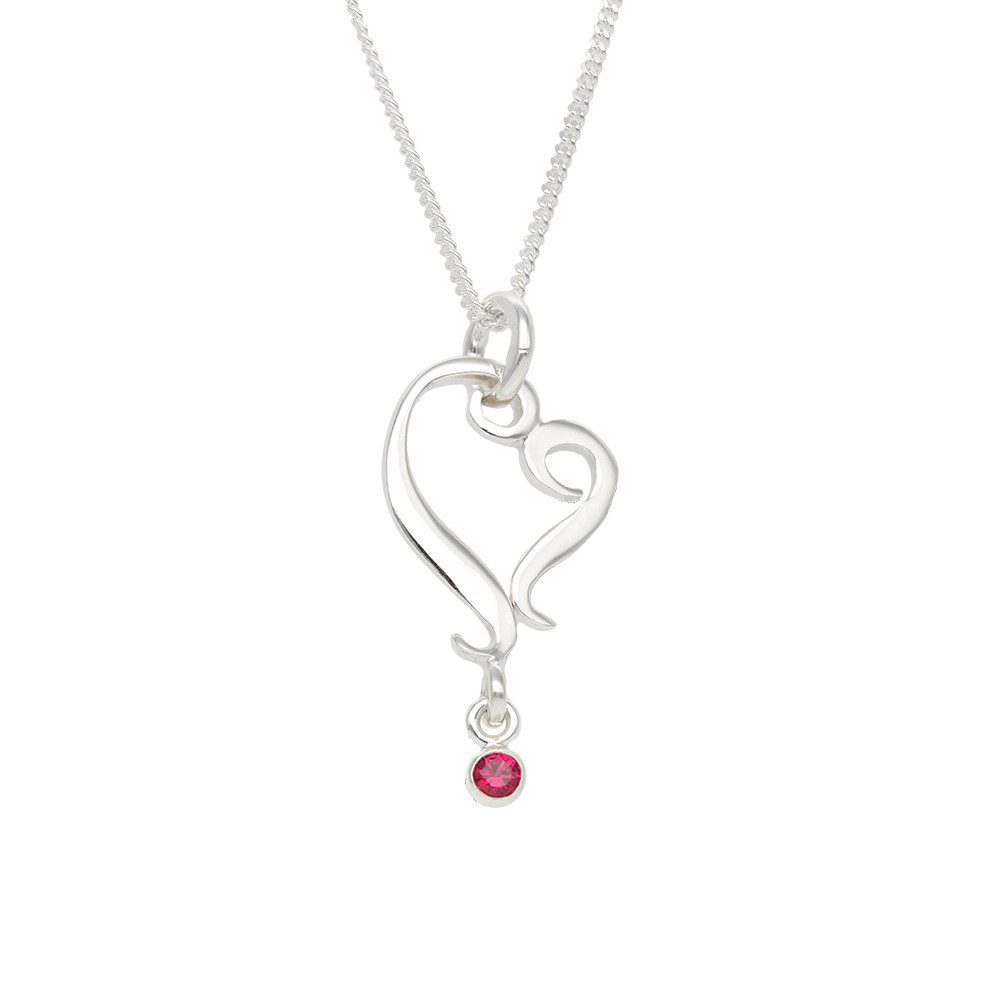 RUBINHJÄRTA (Ruby heart) necklace
