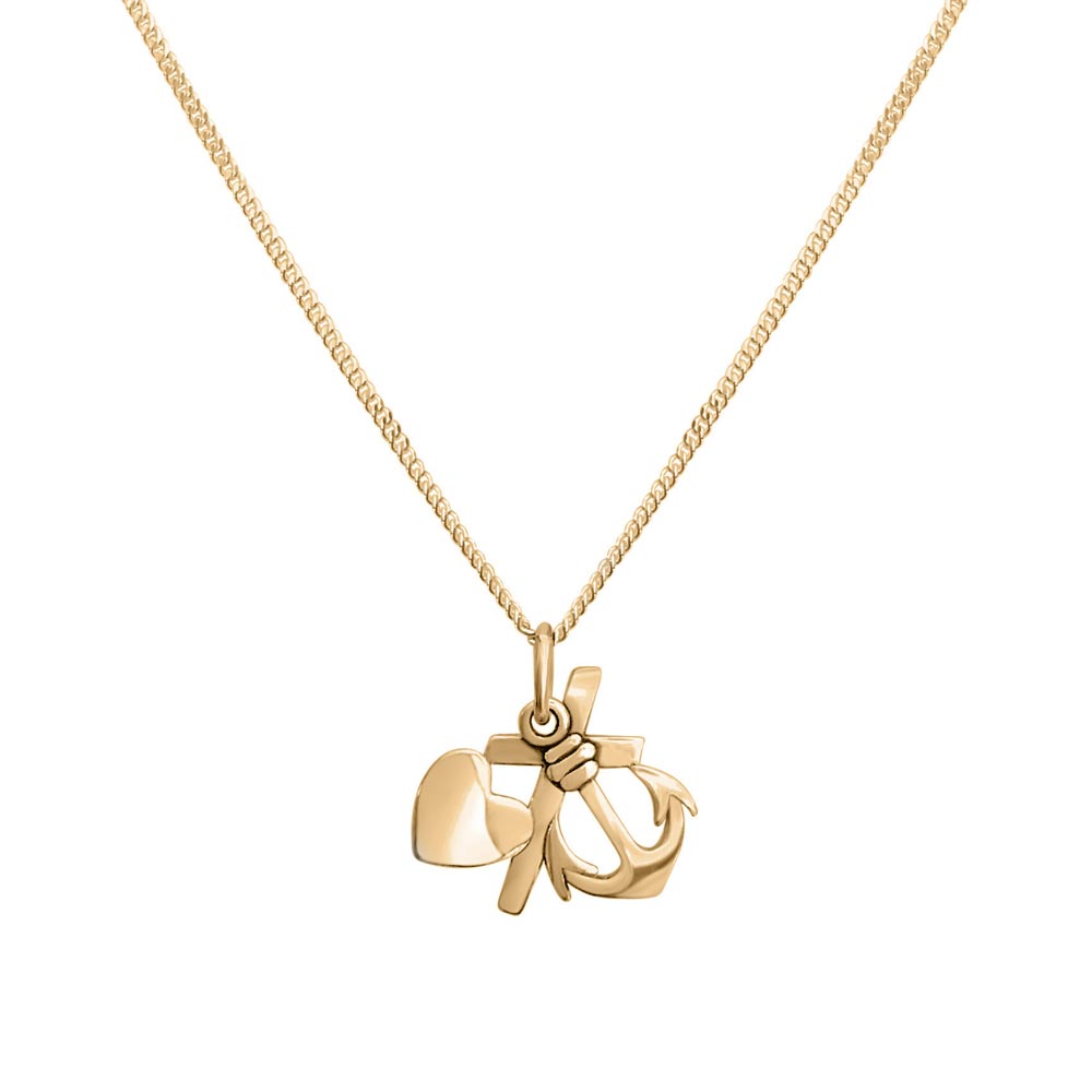 TRO HOPP & KÄRLEK (Faith, Hope & Love) 18k necklace, Faith Hope & Love 18K necklace