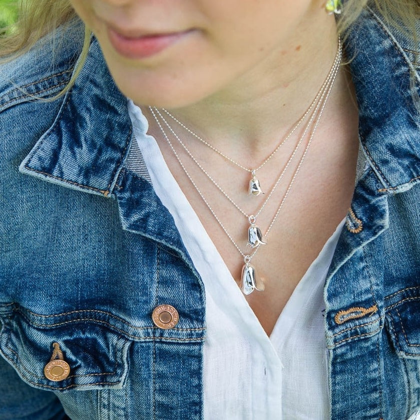 BLÅKLOCKA (Bluebell) L necklace
