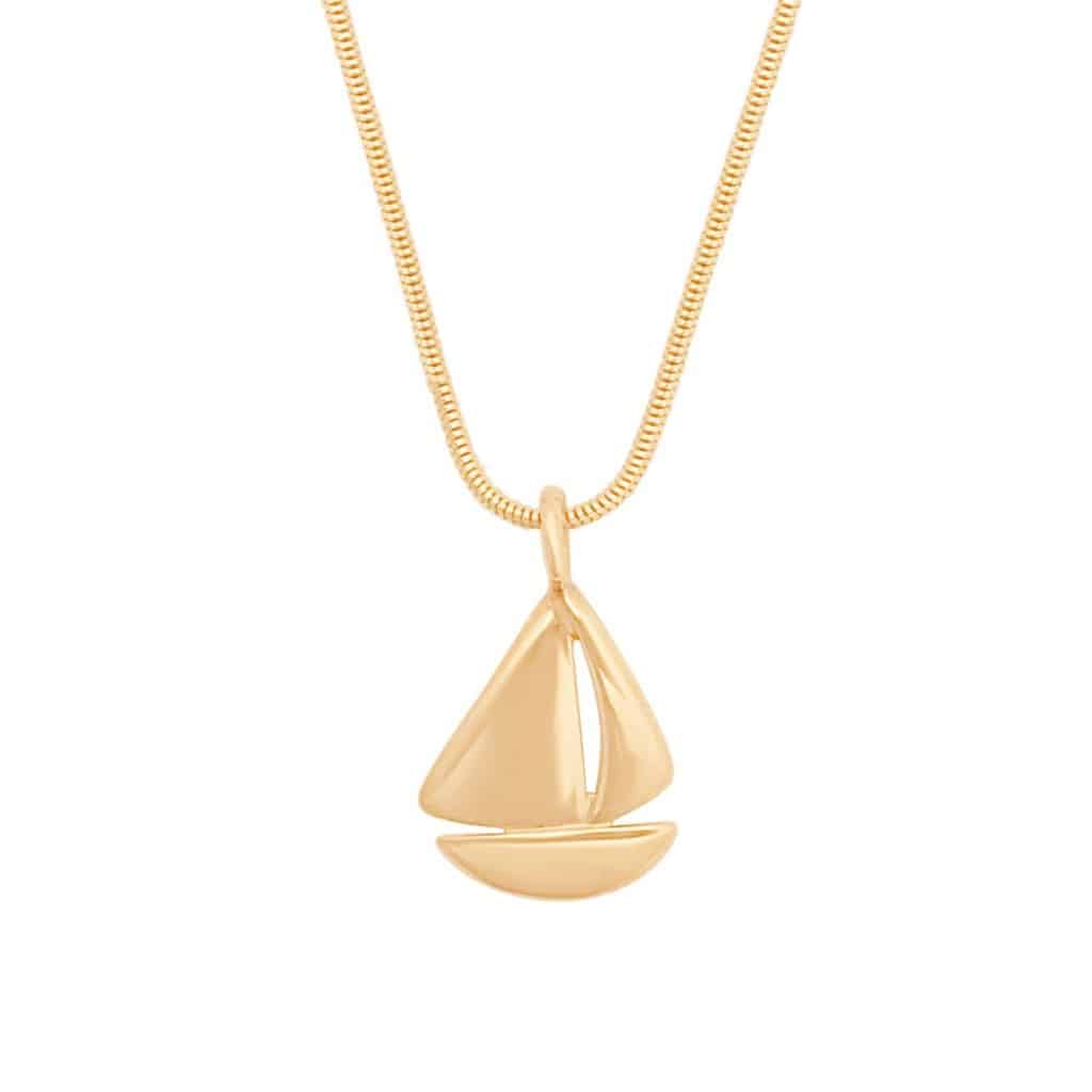 SEGELBÅT (Sailboat) 18K Necklace
