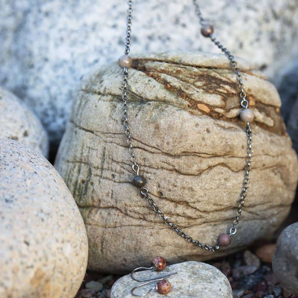 STRAND (Beach) necklace 42 cm