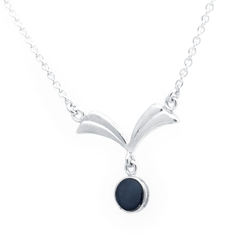 VINGE (Wing) SPEKTROLIT necklace-0